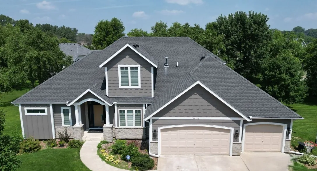 New siding installation on a Eden Prairie, MN house by BN Exteriors