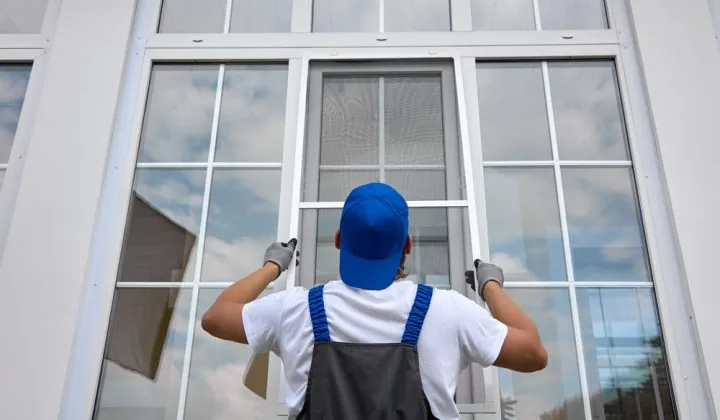 Window replacement being installed by BN Exteriors in Rosemount, MN