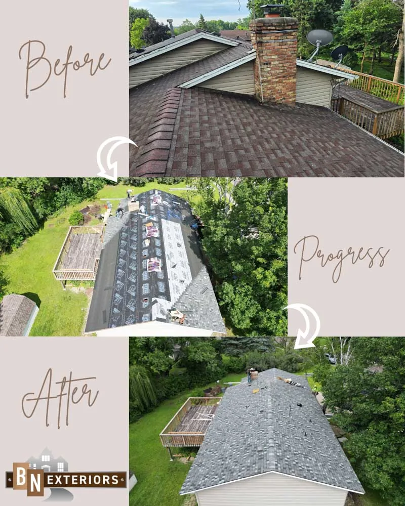 Home restoration and storm damage repair in Chaska, MN by BN Exteriors