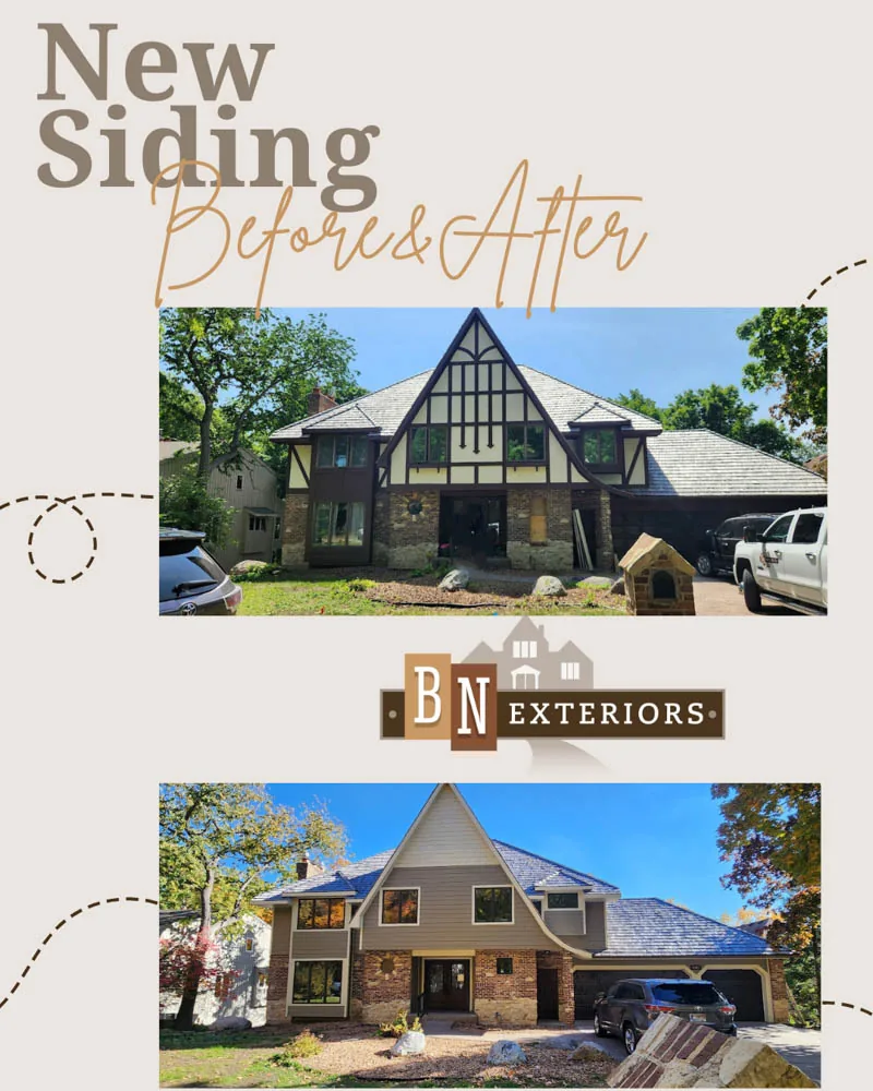 Exterior restoration project finished in Chaska, MN by BN Exteriors