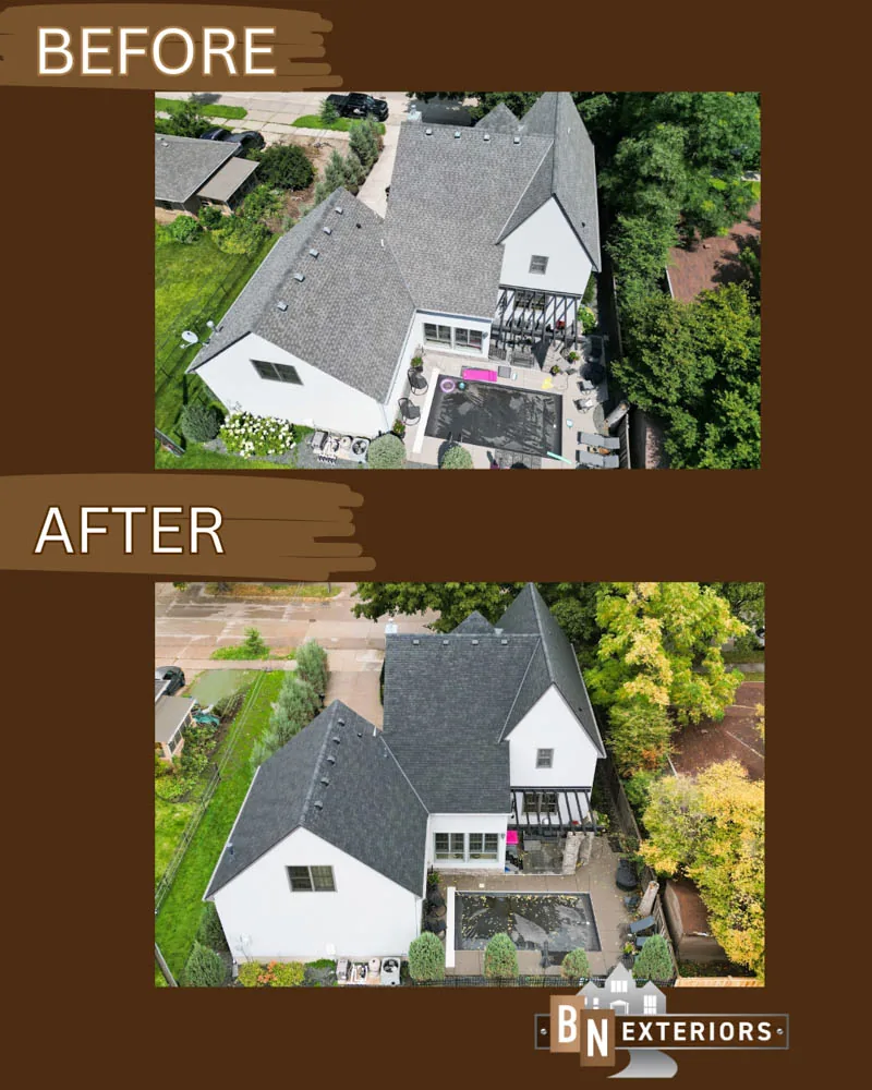Exterior restoration project finished in Eden Prairie, MN by BN Exteriors