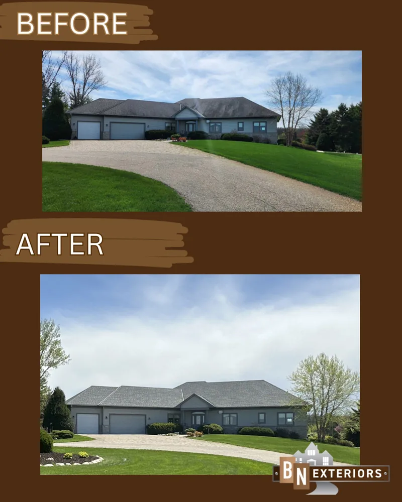 Exterior restoration project finished in Faribault, MN by BN Exteriors