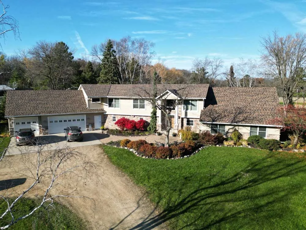 Storm damage roofing repair on a Faribault, MN property by BN Exteriors