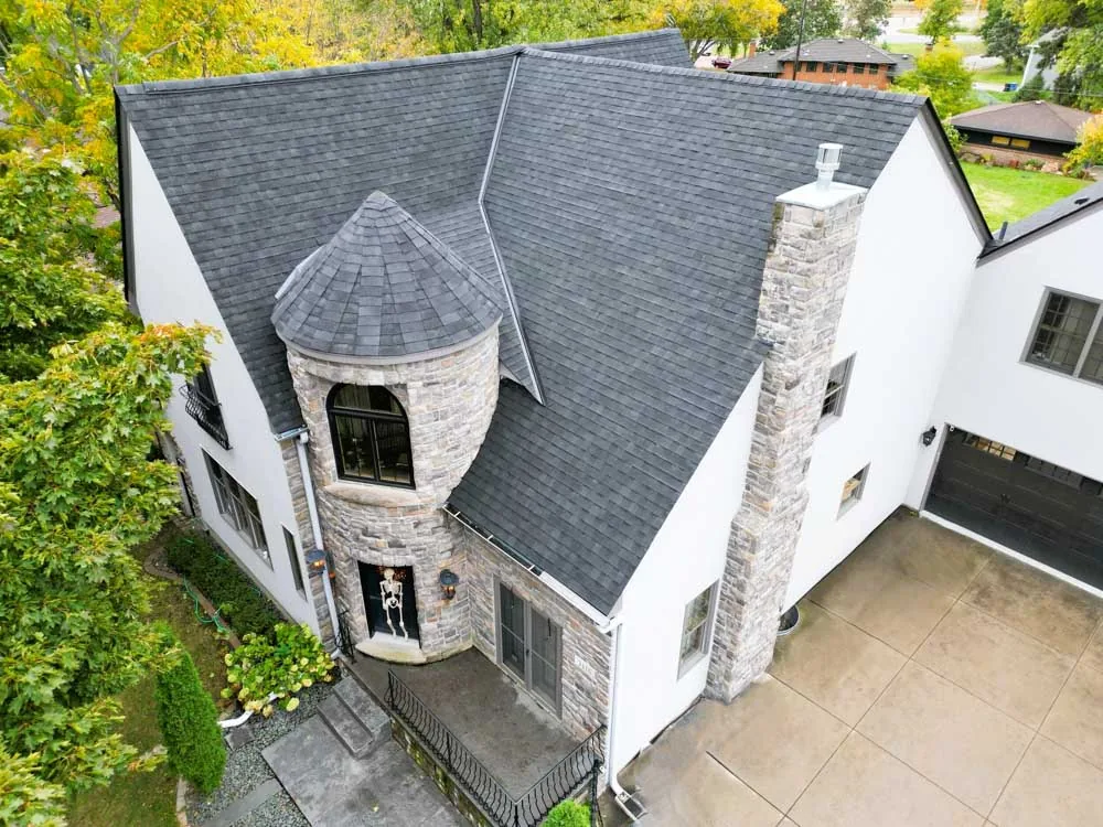 Roof replacement on a home in Minneapolis, MN by BN Exteriors
