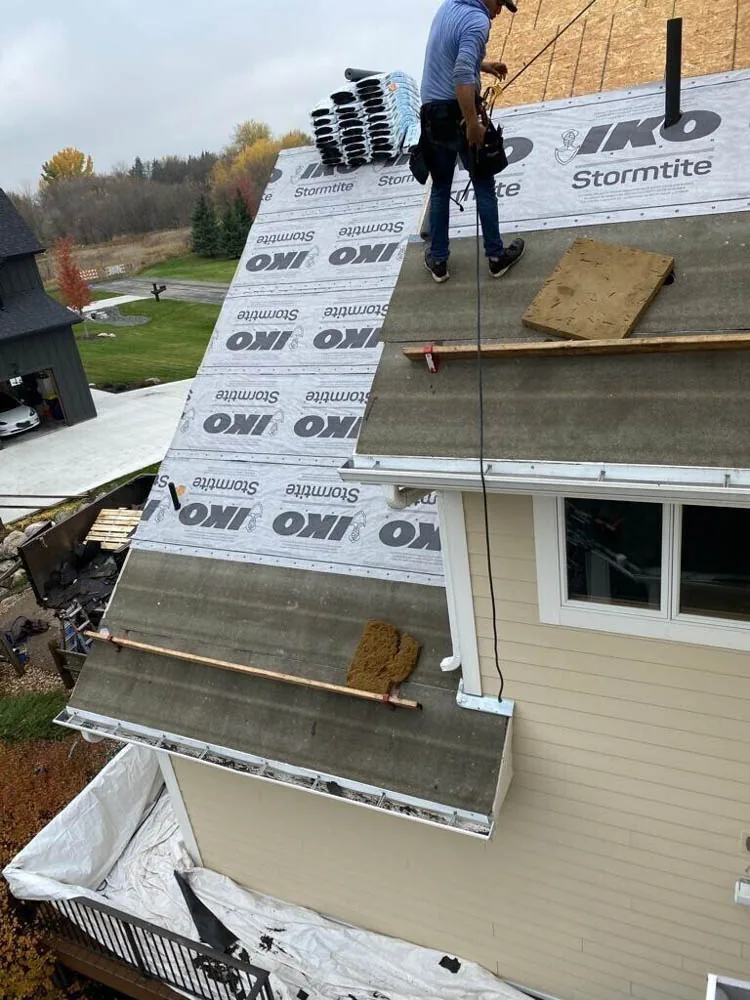 BN Exteriors crew on a home improvement project in Eagan, MN