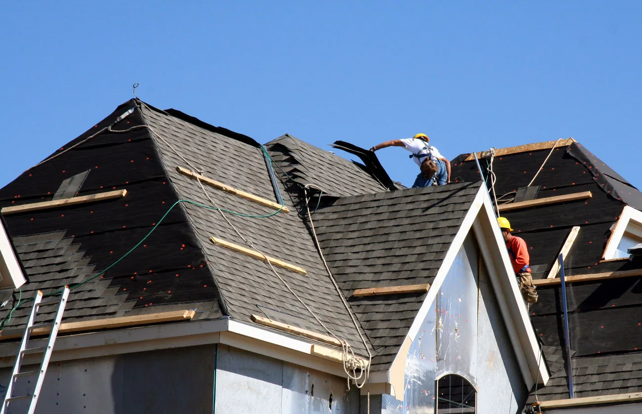 Completed roof replacement on a home in Chaska, MN by BN Exteriors