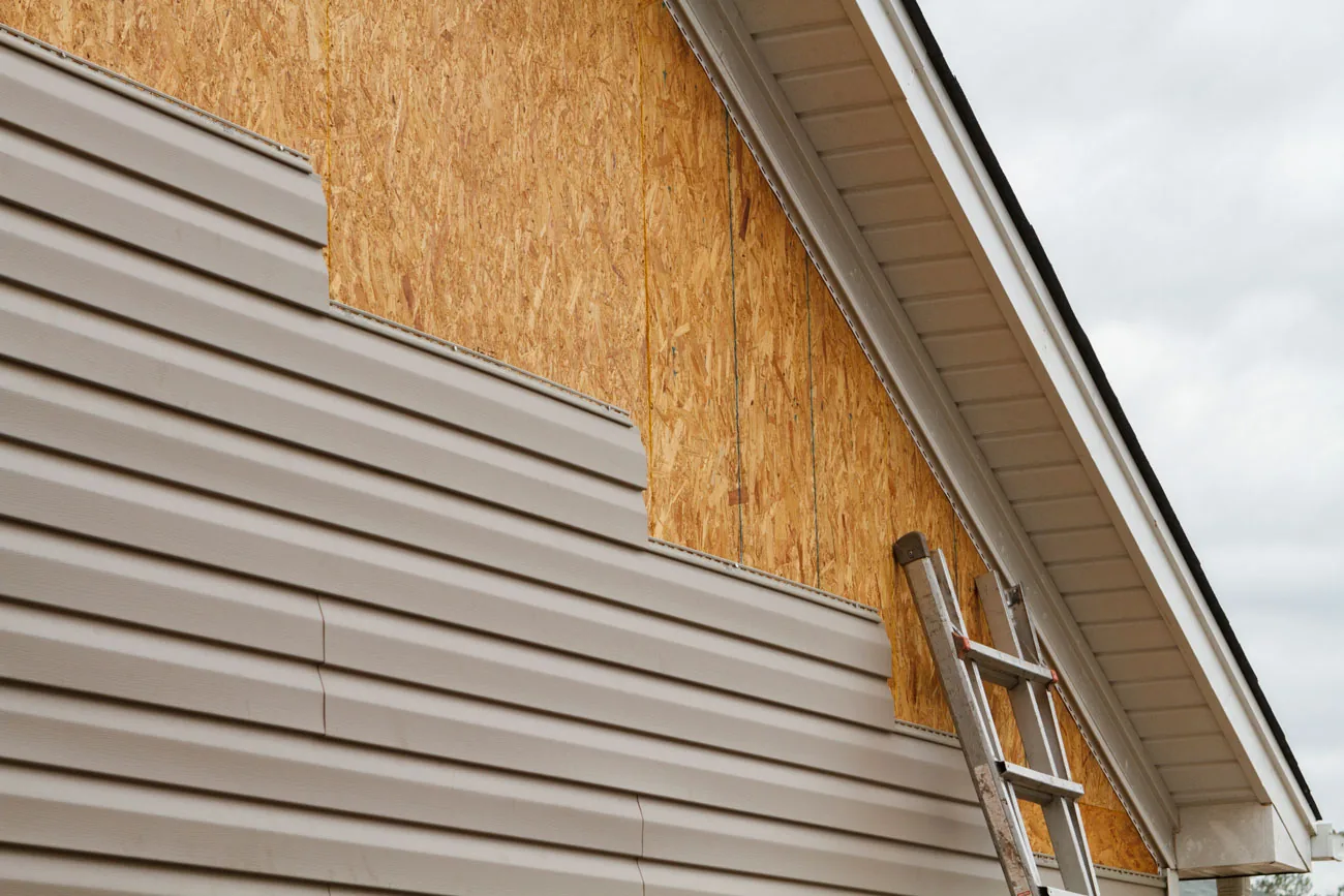 New siding installation on a Chanhassen, MN house by BN Exteriors